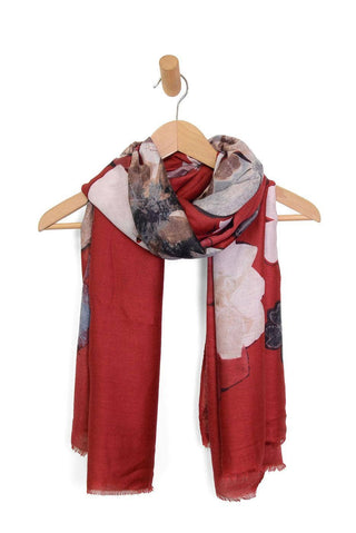 Layered Blooms Scarf
