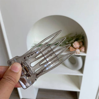 Elegant Rectangle Tortoiseshell & Solid Color Hair Clips