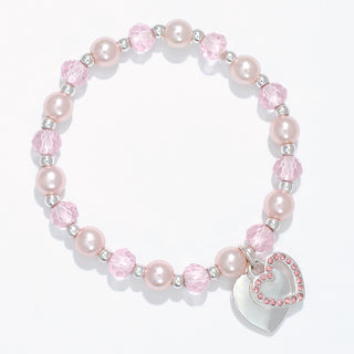 Periwinkle Bracelet-Little Love 2 Hearts
