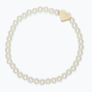 Periwinkle Bracelet-Little Love Pearls & Heart