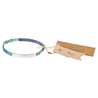 Scout - Good Karma Miyuki Bracelet | Brave - Cobalt/Silver