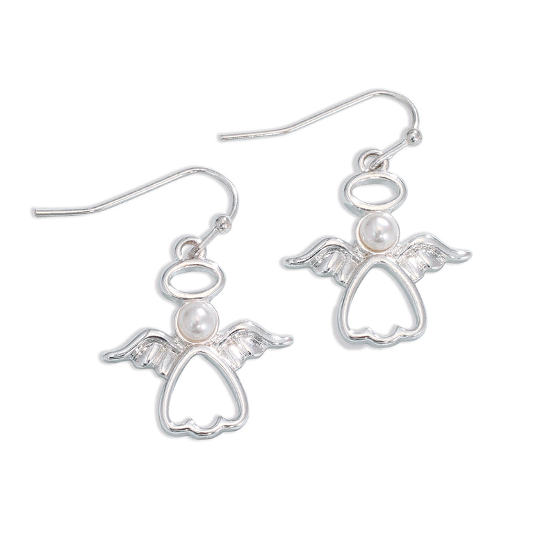 Earrings-Angels with Pearls
