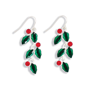 Periwinkle Earrings-Cascading Holly