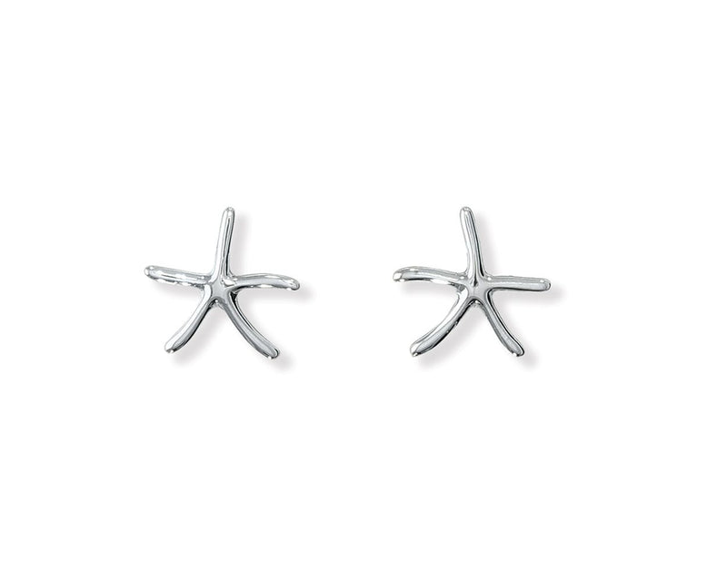 Earrings-Classic Silver Starfish 8107832