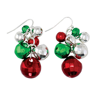 Periwinkle Earrings-Christmas Jingle Bells