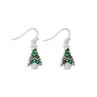 Earrings-Trimmed Christmas Tree