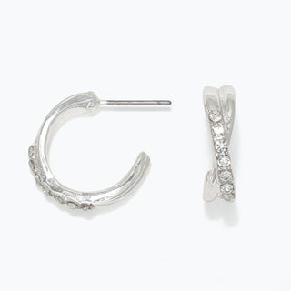Earrings-SV Hoops w Crystals