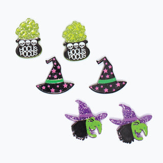 Earrings-Witches Brew Trio