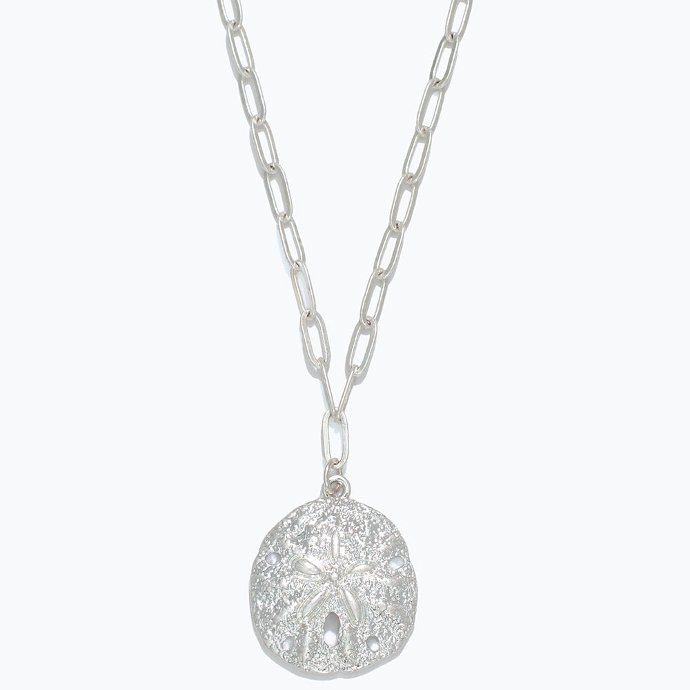 Necklace-Silver Sand Dollar