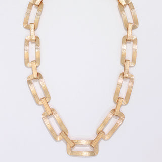 Necklace-Textured Gold Links