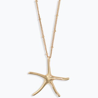 Periwinkle Necklace-Classic Gold Starfish