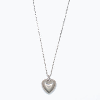 Necklace-Silver Heart Pendant
