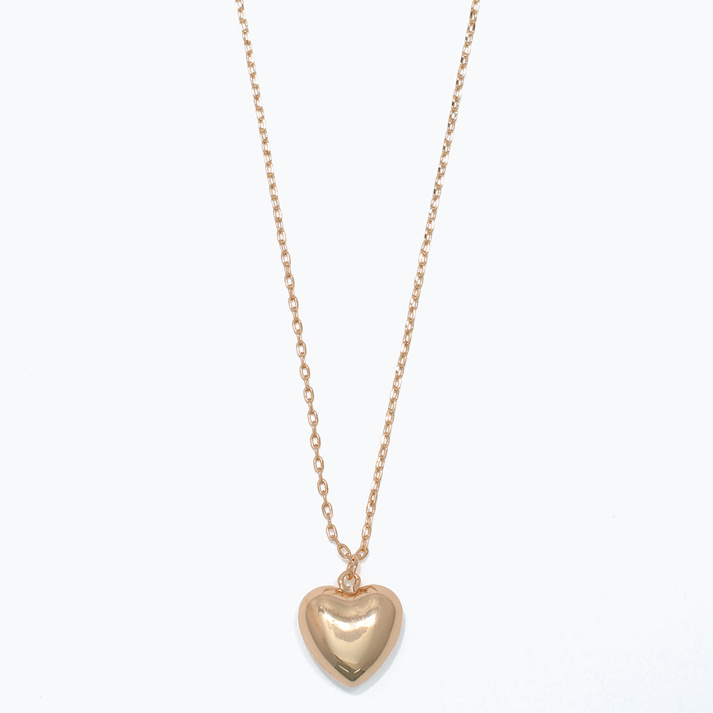 Necklace-Gold Heart Pendant