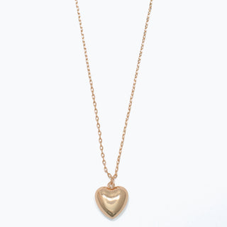 Necklace-Gold Heart Pendant