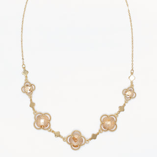 Necklace-GD & Neutral Crystal Clove