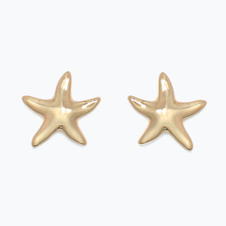 Cuties Earrings-Delicate Gold Starfish