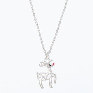 Periwinkle Necklace-Silver Filigree Rudolph