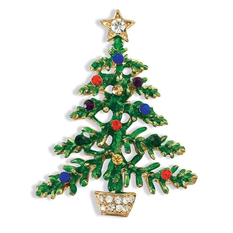 Pin-JeweledChristmasTree
