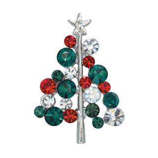 Periwinkle Pin-Jeweled Holiday Tree
