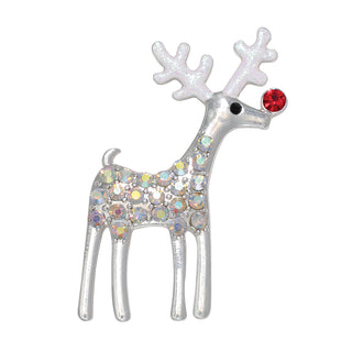 Periwinkle Pin-Crystal Rudolph