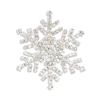 Periwinkle Pin-Crystal Snowflake