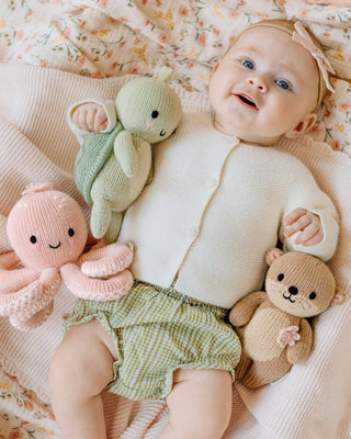 Cuddle+Kind Baby sea turtle (kelp green)