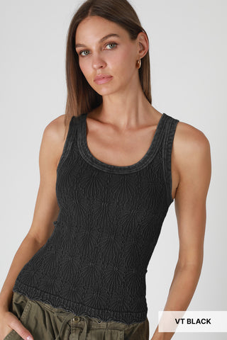 NIKIBIKI Vintage Reversible Lace Tank One Size - Vintage Black