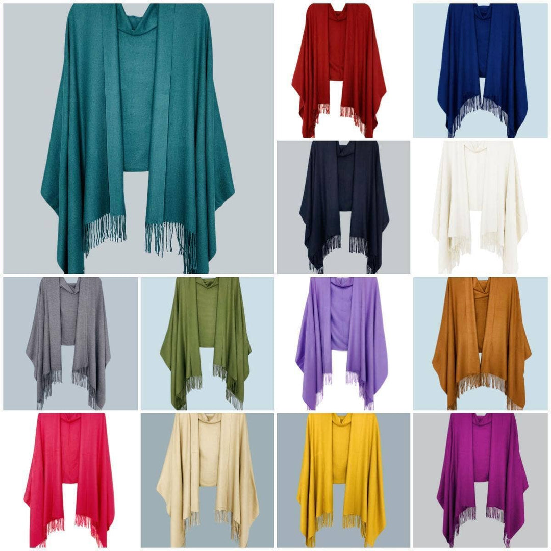 JC062842 19 Colors-- Softer Than Cashmere Solid Shawl/Scarf