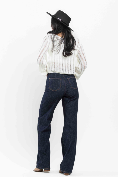 88664 FINAL SALE Judy Blue High Waist Front Seam and Dart Detailing Jeans- Sizes 0-15