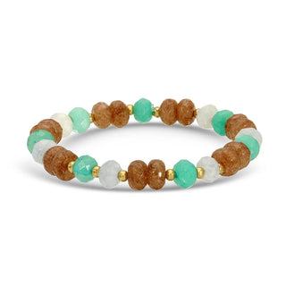 Splendid Iris Colorful 8mm Stone Bracelets