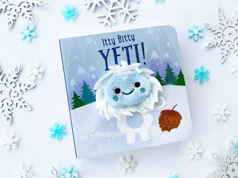 Itty Bitty Yeti Finger Puppet Board Book