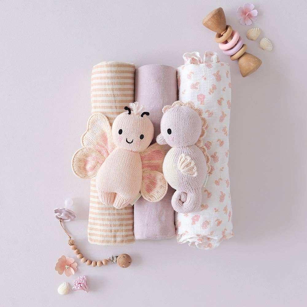 Cuddle+Kind Baby butterfly (petal pink), gives 5 meals