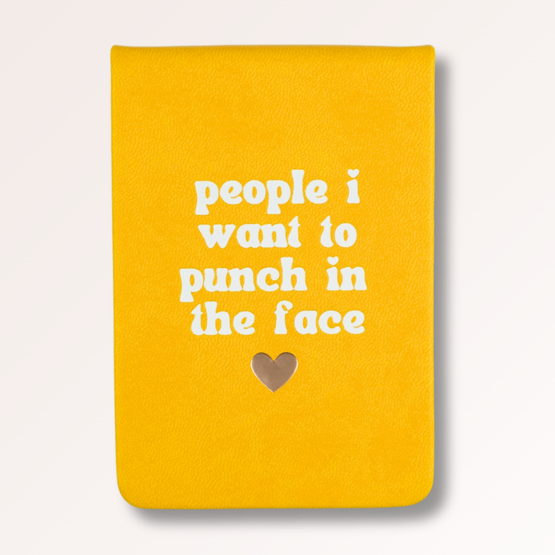 People I Want To Punch In The Face - Pocket Journal