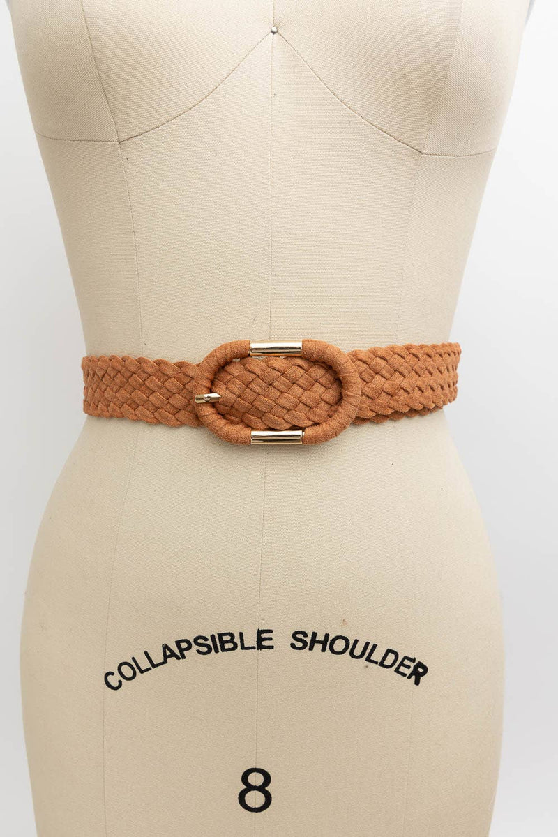 Braided Suede Waist Belt - Complete Your Outfit! 👖