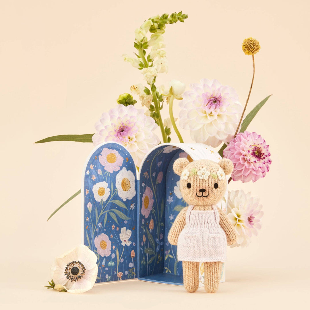 Cuddle+Kind Tiny Olivia the honey bear, gives 10 meals