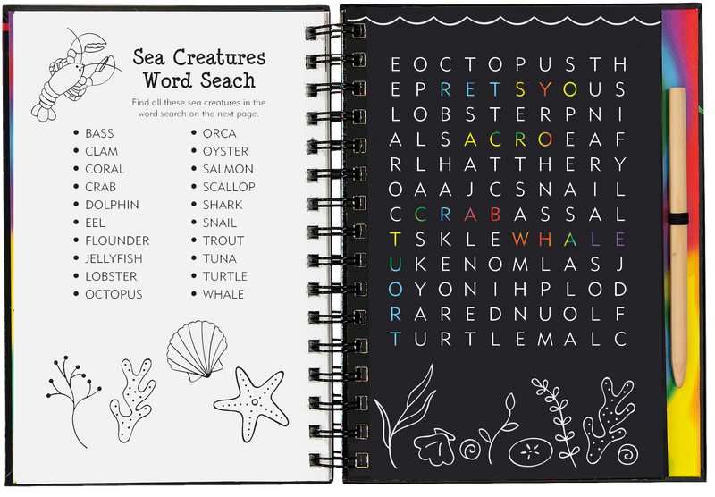 Scratch & Sketch™ Games & Puzzles: Ocean World