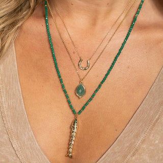 Splendid Iris Rising Tide Fish Pendant Necklace