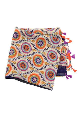 Floral Medallion Scarf