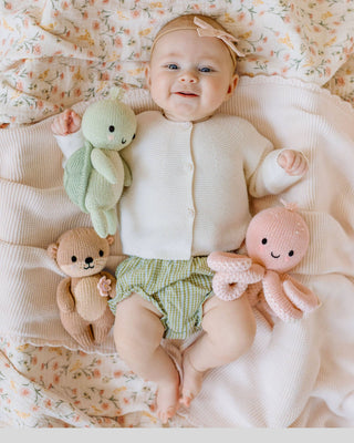 Cuddle+Kind Baby octopus (soft coral pink)