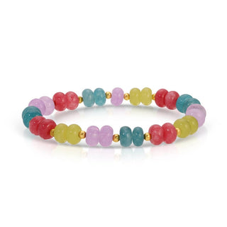 Splendid Iris Colorful 8mm Stone Bracelets