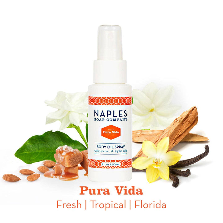 Pura Vida Luxe Body Oil Spray Almond &amp; Vanilla (2 oz)