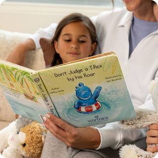 Warmies Don't Judge a T-Rex by his Roar Board Book