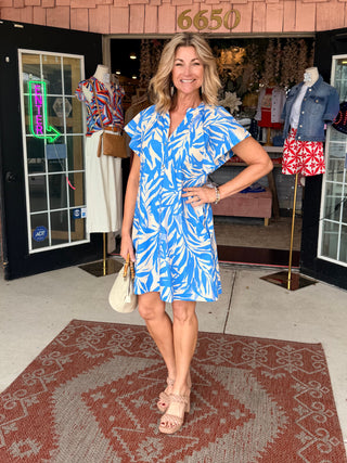 Ocean Garden Mini Dress