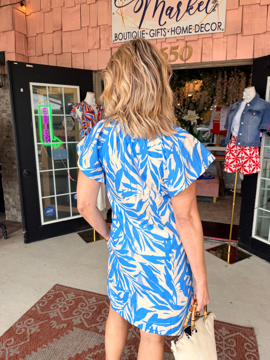 Ocean Garden Mini Dress