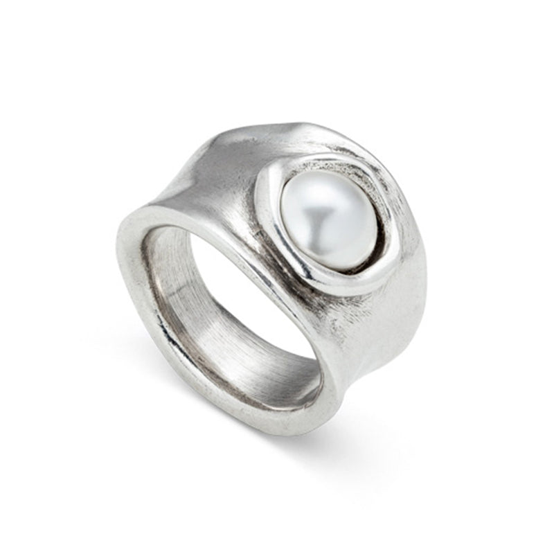 UNOde50 Ring with pearl - Sterling Silver