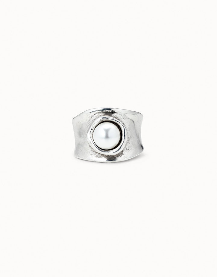 UNOde50 Ring with pearl - Sterling Silver