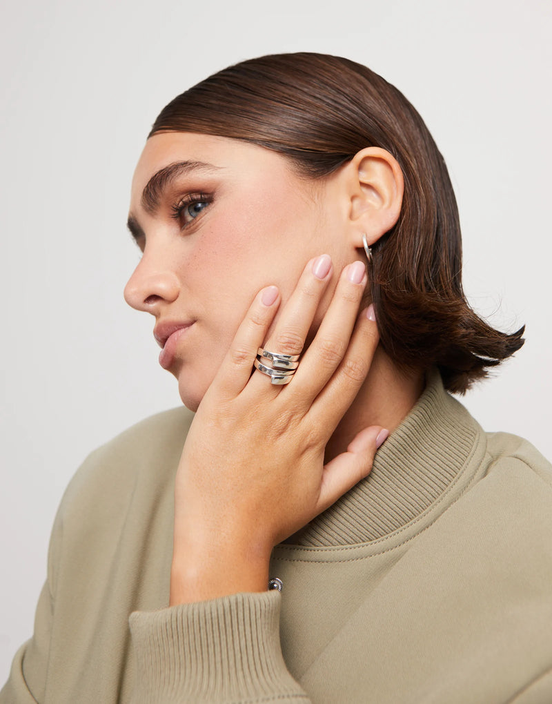 UNOde50 Multiband ring - Sterling Silver