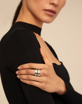UNOde50 Multiband ring - Sterling Silver