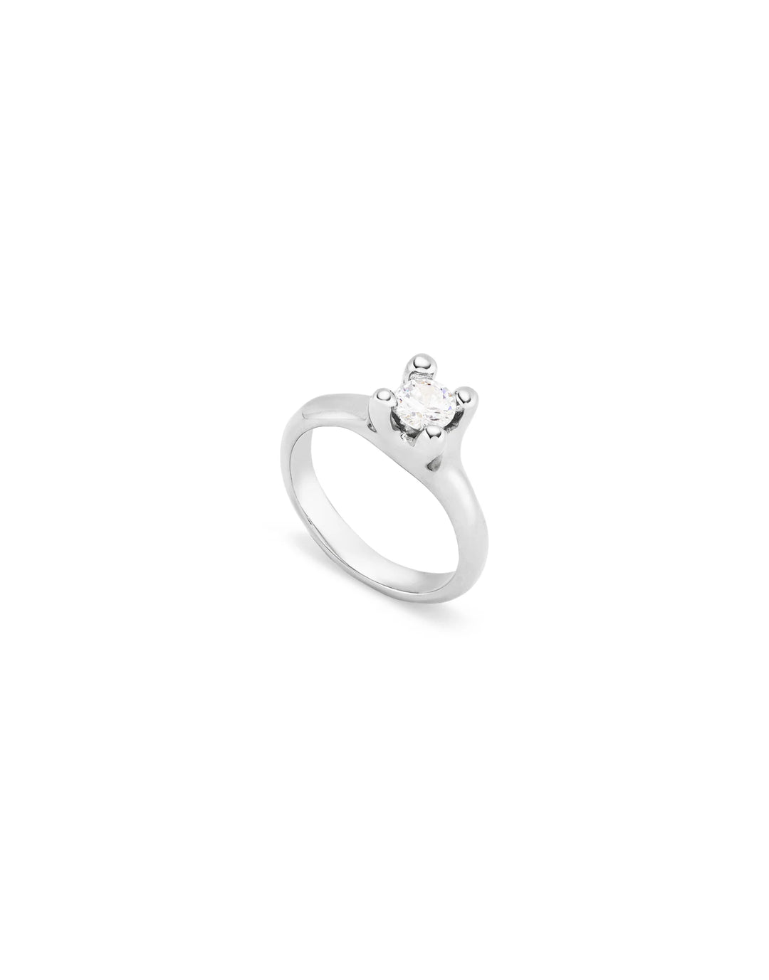 UNOde50 Ring with white zirconia