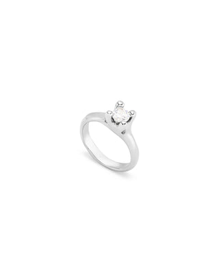 UNOde50 Ring with white zirconia